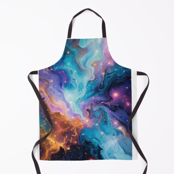 Item preview, Cosmic Nebula Abstract – Colorful Galaxy Marble Art designed and sold by RidaSalArt.