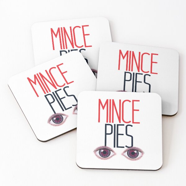 Item preview, Mince Pies = Eyes – Cockney Rhyming Slang Funny Art Print designed and sold by Fabulosa Designs.