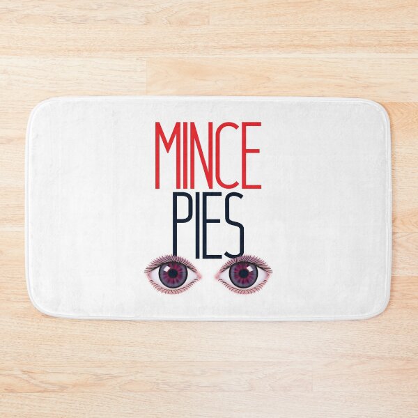 Item preview, Mince Pies = Eyes – Cockney Rhyming Slang Funny Art Print designed and sold by Fabulosa Designs.