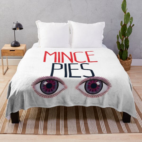 Item preview, Mince Pies = Eyes – Cockney Rhyming Slang Funny Art Print designed and sold by Fabulosa Designs.