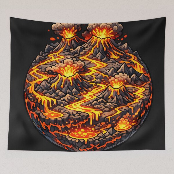 Item preview, Volcanic Planet designed and sold by kyokugen.