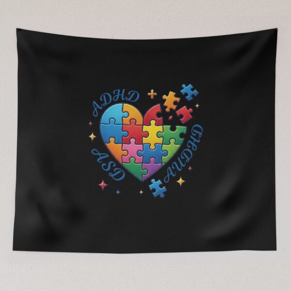 Item preview, Aahd Audhd Asd designed and sold by Thread&Fable.