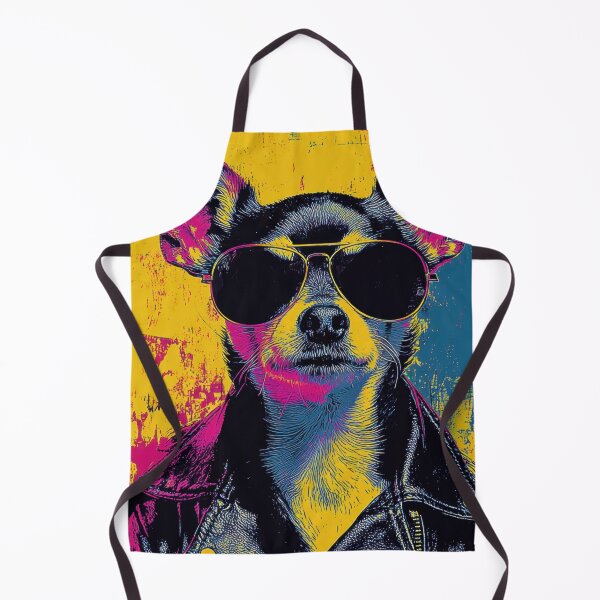 Item preview, Chill dog in shades, leather jacket designed and sold by anytka.
