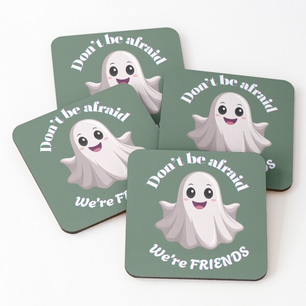 Item preview, Don’t Be Afraid We’re Friends – Cute Friendly Ghost Halloween Design designed and sold by Negisandeep studio.