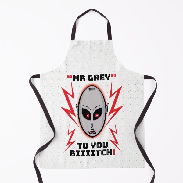 Item preview, Mr Grey To You Bitch – Funny Alien Retro Poster Art Print designed and sold by Fabulosa Designs.