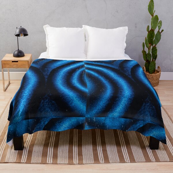 Item preview, Electric Blue Organic Texture Abstract Pattern designed and sold by RidaSalArt.
