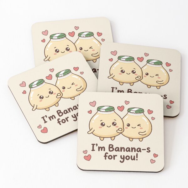 Item preview, I Love You Cute Korean Banana Milk Greeting  designed and sold by HowToCanadian.