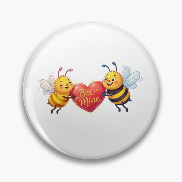 Item preview, Cute "Bee Mine" Valentine's Day Bees   designed and sold by HALYNA070824.