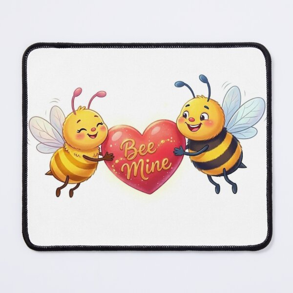 Item preview, Cute "Bee Mine" Valentine's Day Bees designed and sold by HALYNA070824.
