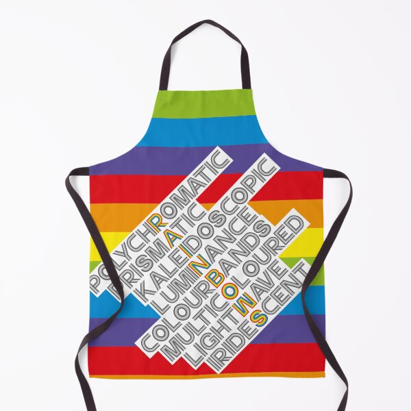 Item preview, Rainbow Words - Colourful Stripe Typography Word Art Print designed and sold by Fabulosa Designs.
