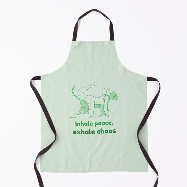 Item preview, Tiger Yoga Pose Vyaghrasana – Inhale Peace Exhale Chaos Mindful Breathing Yoga Design designed and sold by WellspringXflow.