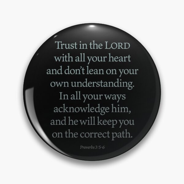 Item preview, Proverbs 3:5-6 v.1 designed and sold by x1brett.