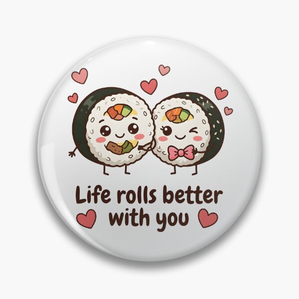 Item preview, I Love You Cute Korean Kimbap Greeting  designed and sold by HowToCanadian.