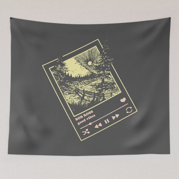 Item preview, Bob Ross Joy of Mountains (Neg) designed and sold by SKETCHYANDGRAPHIC.