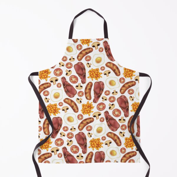 Item preview, The great British fry up! - Full english breakfast repeat pattern designed and sold by Fabulosa Designs.