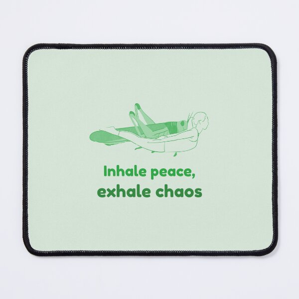 Item preview, Grasshopper Yoga Pose Parsva Bhuja Dandasana – Inhale Peace Exhale Chaos Mindful Yoga Design designed and sold by WellspringXflow.