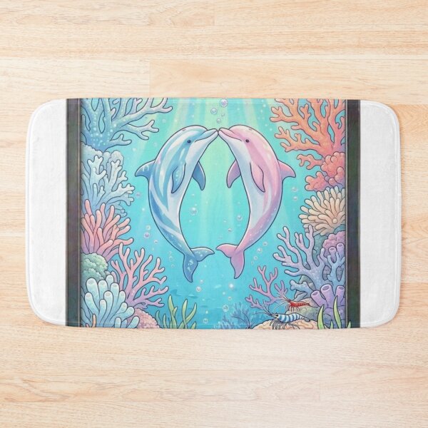 Item preview, Dolphin couple designed and sold by PP&RAINBOW SHOP.
