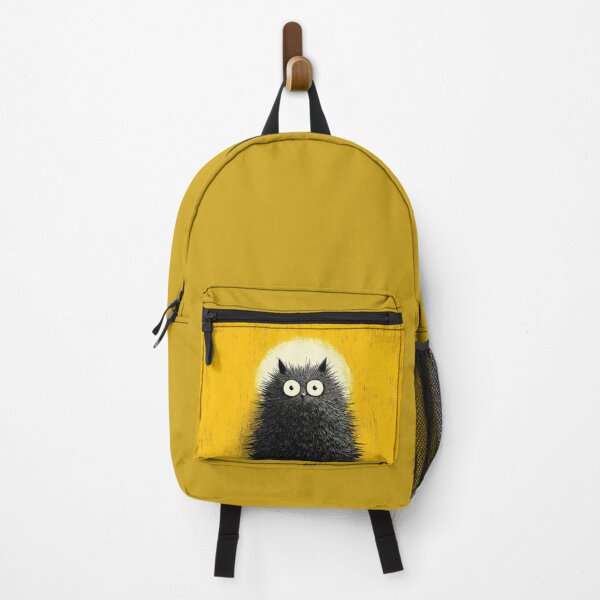 Item preview, Cute black cat with big eyes sits designed and sold by anytka.