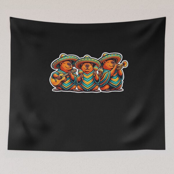 Item preview, Capybara Mariachi Band Mexican Music Lover designed and sold by GrumpySableye.