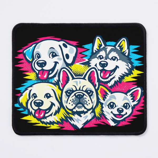 Item preview, 90S Bootleg Parody Dog Faces designed and sold by PaulTSchafer.