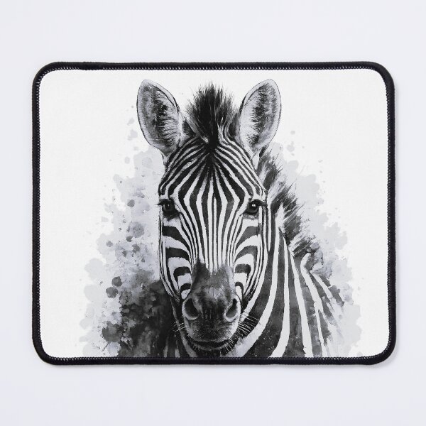 Item preview, Majestic Zebra Portrait Modern Animal Art designed and sold by giachem99.