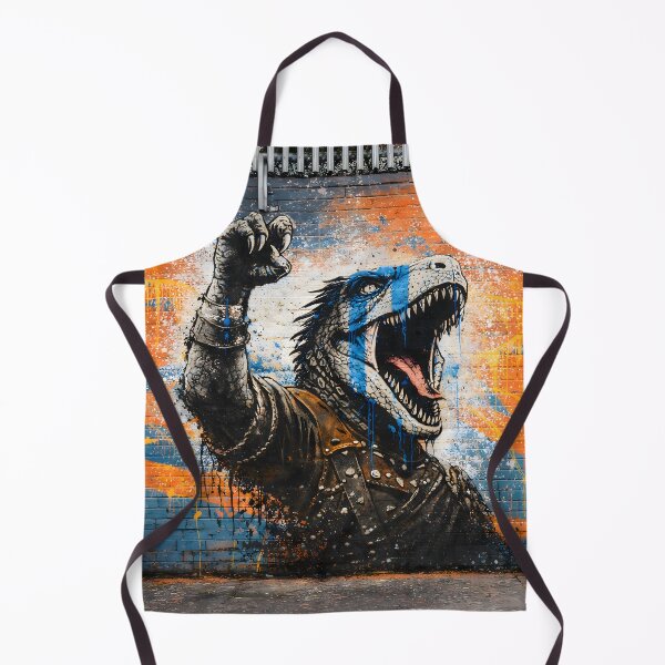 Item preview, Scottish Freedom Dinosaur Graffiti Art | William Wallace Inspired Street Art T-Rex designed and sold by SceneTwister.