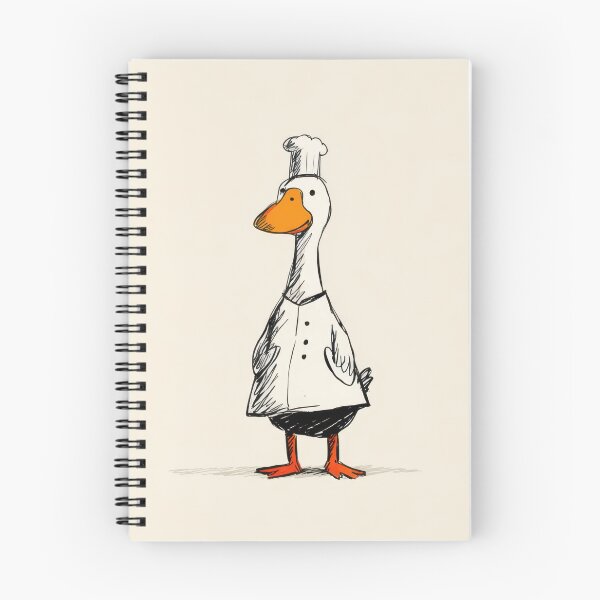 Item preview, Cartoon duck in a chef outfit stands designed and sold by anytka.