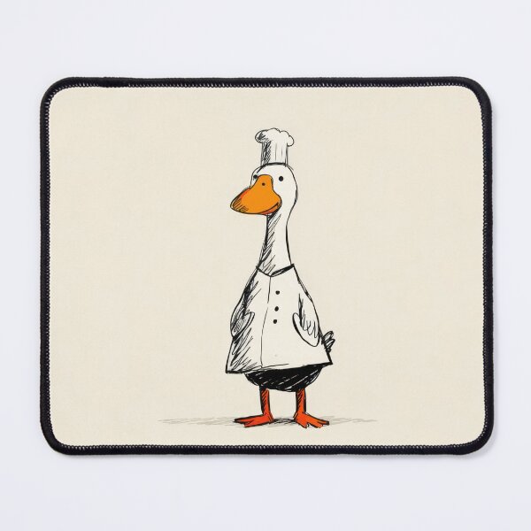 Item preview, Cartoon duck in a chef outfit stands designed and sold by anytka.