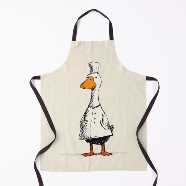 Item preview, Cartoon duck in a chef outfit stands designed and sold by anytka.