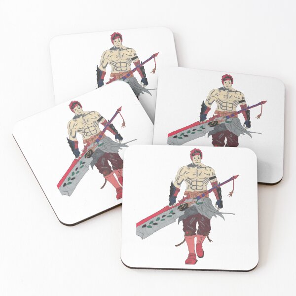 Item preview, Anime Style Barbarian Swordsman Illustration designed and sold by Sketchmultivers.