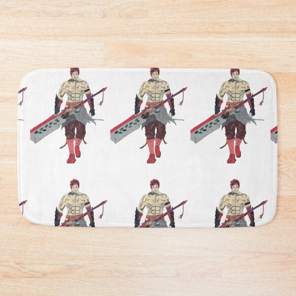 Item preview, Anime Style Barbarian Swordsman Illustration designed and sold by Sketchmultivers.
