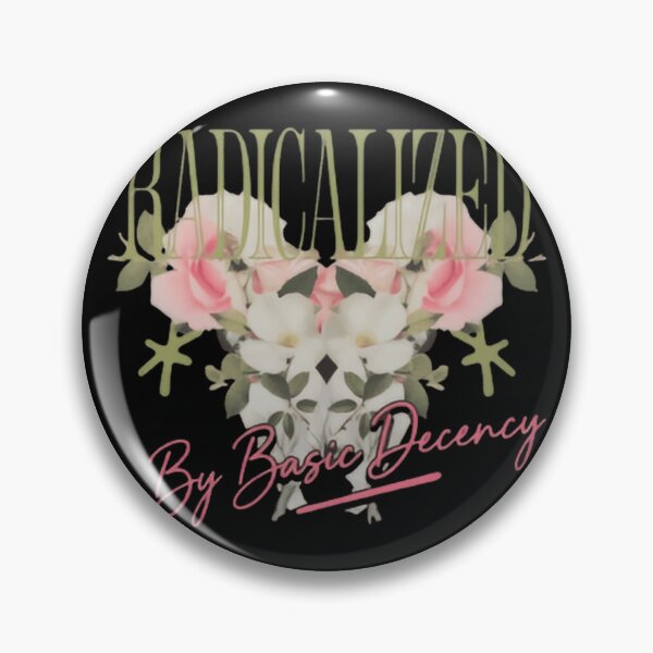 Item preview, Copy of Radicalized By Basic Decency Choose Heart Not Harm Retro Daisy Flowers designed and sold by SkeletonsDanger.