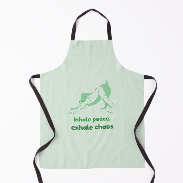 Item preview, Downward Dog Yoga Pose Adho Mukha Svanasana – Inhale Peace Exhale Chaos Mindful Yoga Design designed and sold by WellspringXflow.