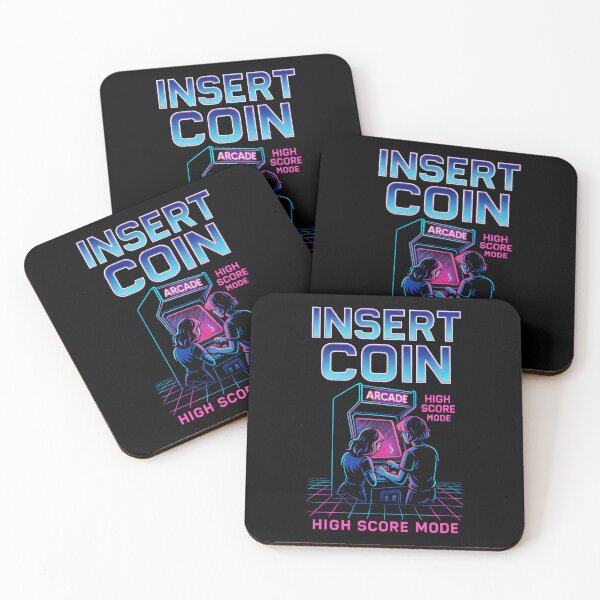 Item preview, Insert Coin Retro Arcade "High Score Mode" Gamer Design. designed and sold by The-T-In-Retro.
