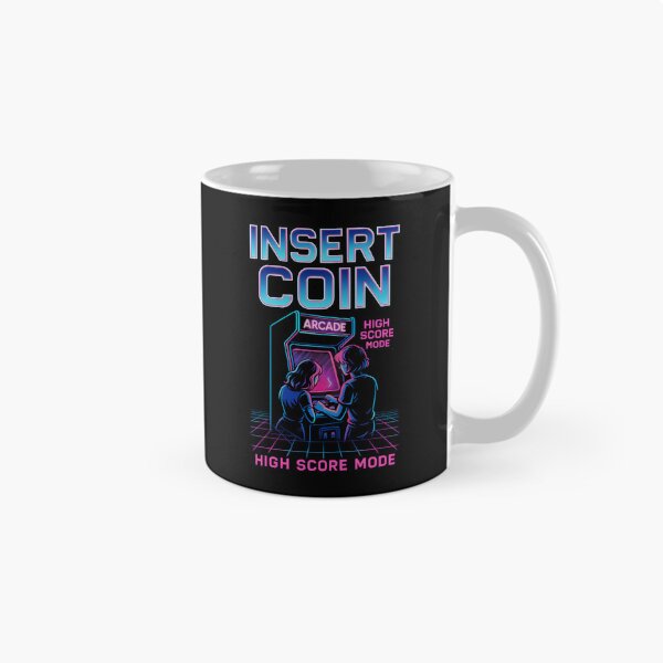 Item preview, Insert Coin Retro Arcade "High Score Mode" Gamer Design. designed and sold by The-T-In-Retro.