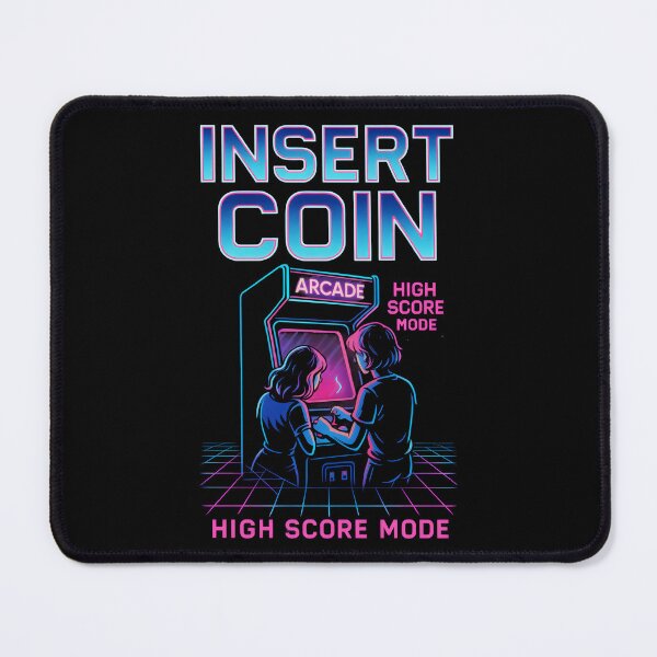 Item preview, Insert Coin Retro Arcade "High Score Mode" Gamer Design. designed and sold by The-T-In-Retro.