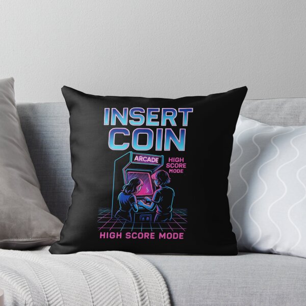 Item preview, Insert Coin Retro Arcade "High Score Mode" Gamer Design. designed and sold by The-T-In-Retro.