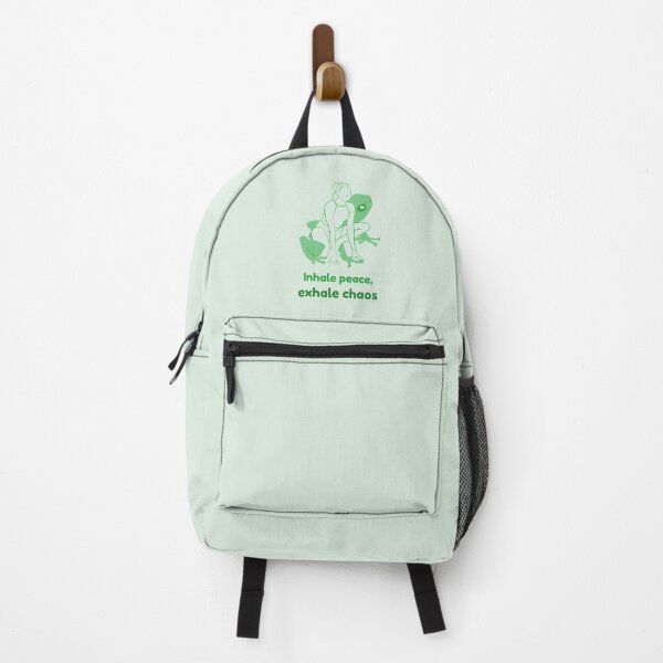 Item preview, Frog Yoga Pose Mandukasana – Inhale Peace Exhale Chaos Mindful Breathing Yoga Design designed and sold by WellspringXflow.