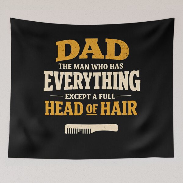 Item preview, Dad The Man Who Has Everything Except A Full Head of Hair Funny Bald Dad Father's Day designed and sold by clothesy7.