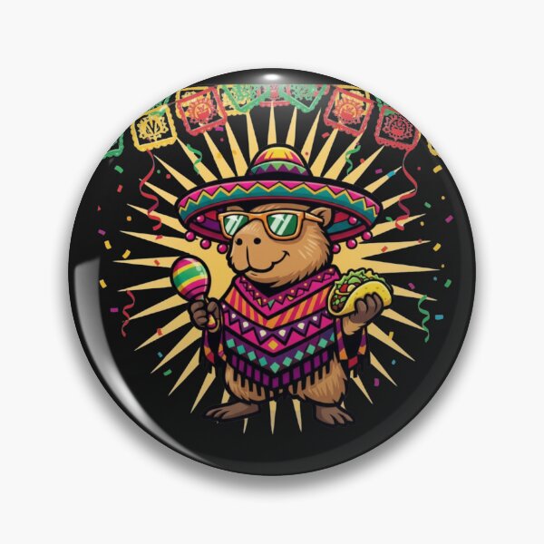 Item preview, Capybara Cinco De Mayo Fiesta Taco Sombrero designed and sold by GrumpySableye.