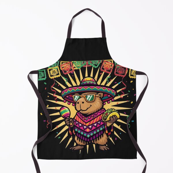 Item preview, Capybara Cinco De Mayo Fiesta Taco Sombrero designed and sold by GrumpySableye.