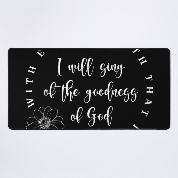 Item preview, Christian Western I Will Sing of The Goodness of God Jesus designed and sold by SethHHoward.