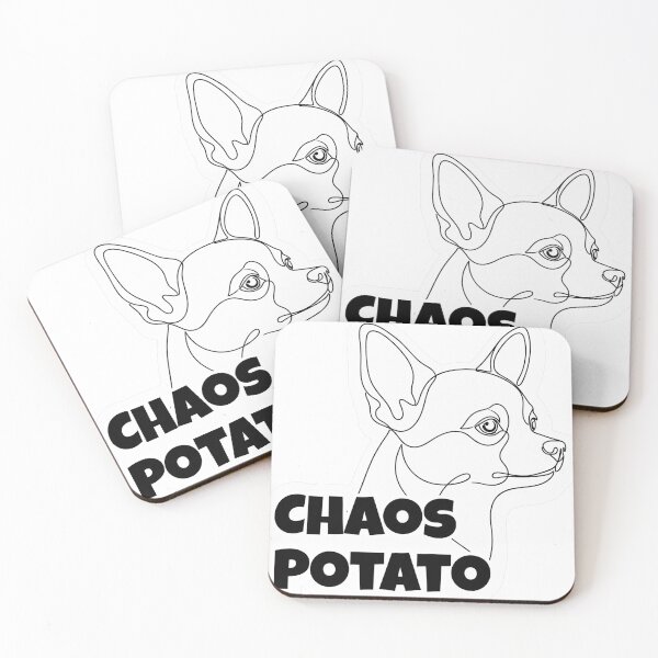 Item preview, Chihuahua Funny Meme Dog – Chaos Potato designed and sold by YanitaTF.