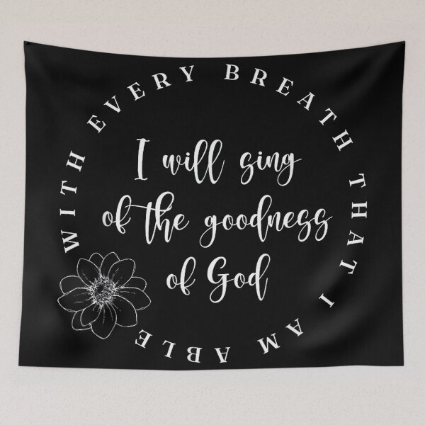 Item preview, Christian Western I Will Sing of The Goodness of God Jesus designed and sold by SethHHoward.