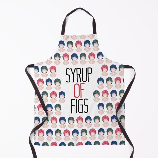 Item preview, Syrup of Figs = Wigs – Cockney Rhyming Slang Wigs for Funny Art Print designed and sold by Fabulosa Designs.