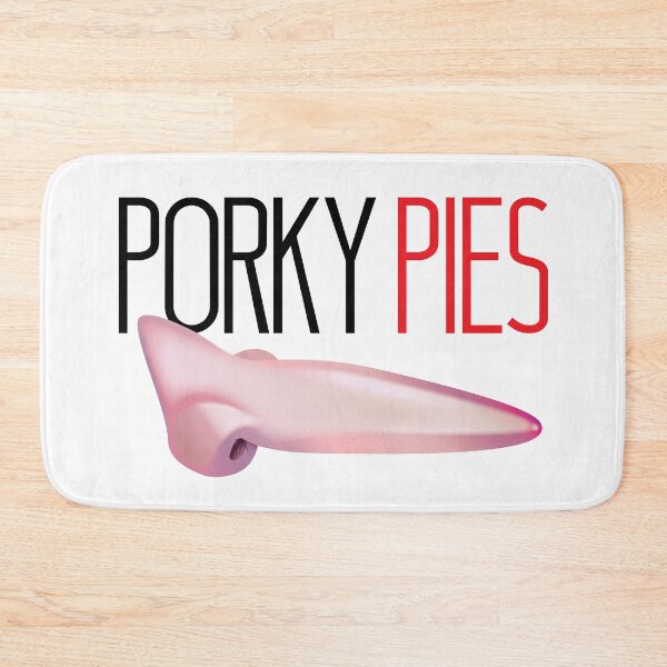 Artikelvorschau, Porky Pies = Lügen – Cockney-Reimslang für Lügen – Lustiger Kunstdruck entworfen und verkauft von Fabulosa Designs.