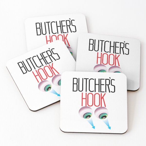 Item preview, Butcher's Hook = Look – Cockney Rhyming Slang for Look Funny Art Print designed and sold by Fabulosa Designs.