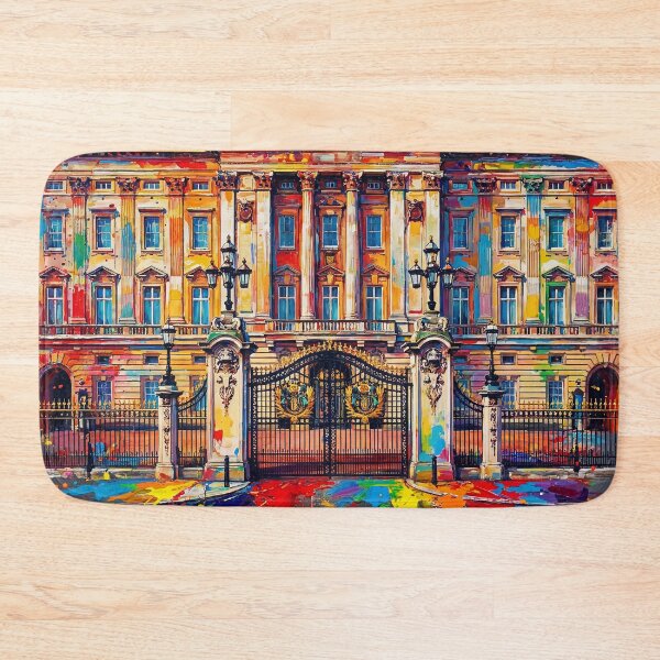 Item preview, Buckingham Palace – Colourful Splatter Abstract Art designed and sold by Printpix.