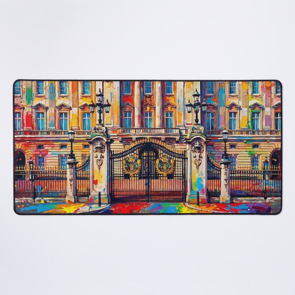 Item preview, Buckingham Palace – Colourful Splatter Abstract Art designed and sold by Printpix.