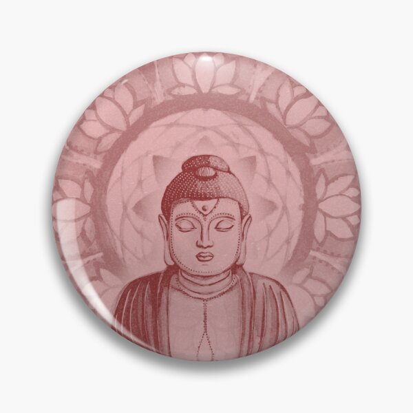 Item preview, Buddha Padma Watercolor - Rose + Ruby designed and sold by Irene Estelle.